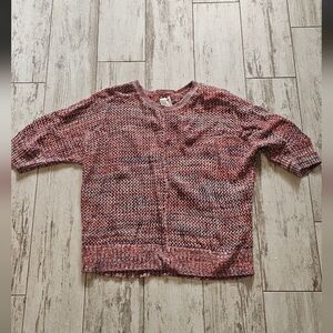 Old Navy Multicolor Loose-Knit Sweater 1/2 Sleeve 3X